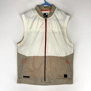 Under Armour Tan and Pink Runner Vest Mens Size L